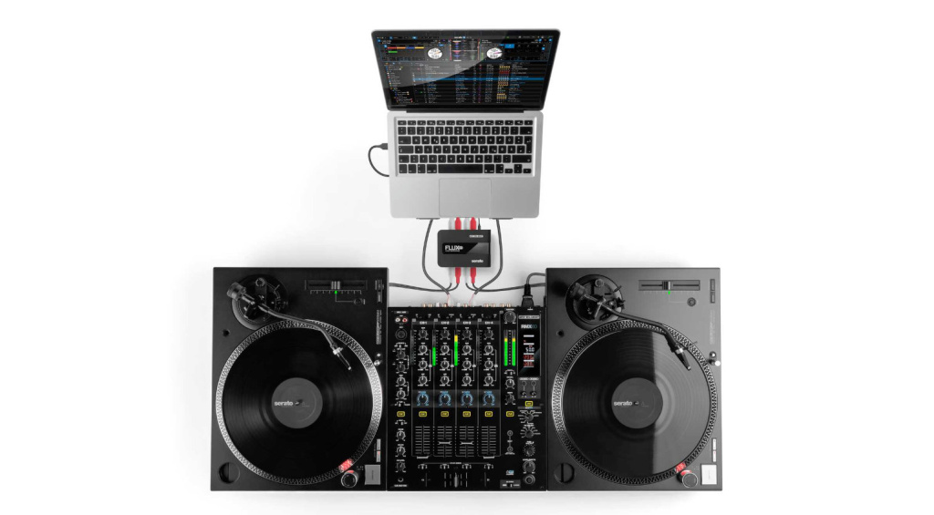 DJ setup with the new gadget