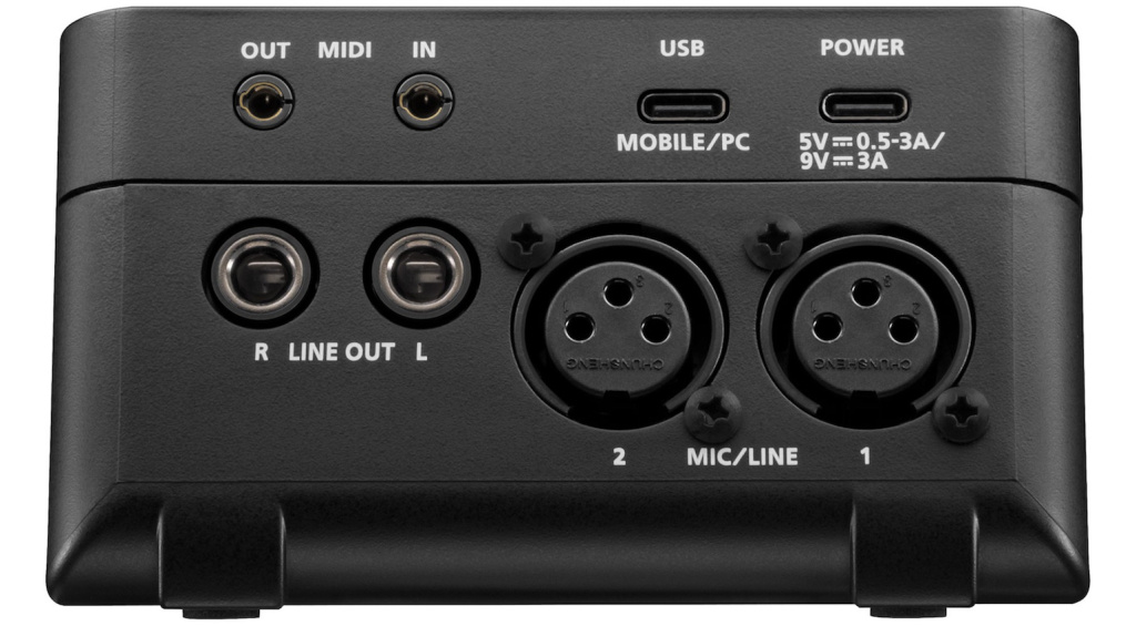 Roland GO:MIXER Studio Rear panel