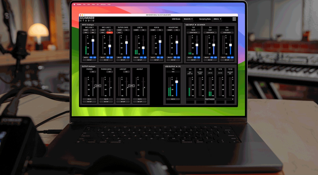 Roland GO:MIXER Studio Desktop app