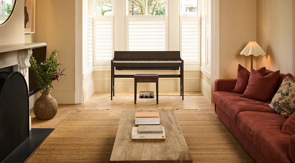Roland KIYOLA KF-25 and KF-20 Digital Pianos: Japanese Woodworking, Scandinavian Design