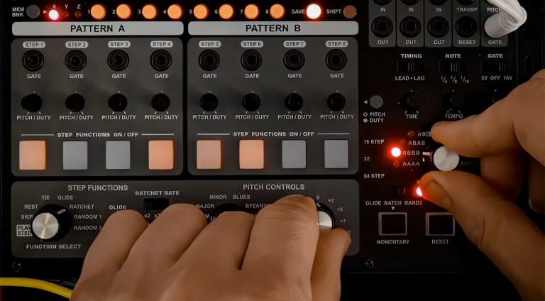 Desh Pattern Stylophone On-The-Fly Performance Sequencer With Up to 64 Steps: Tweak ...