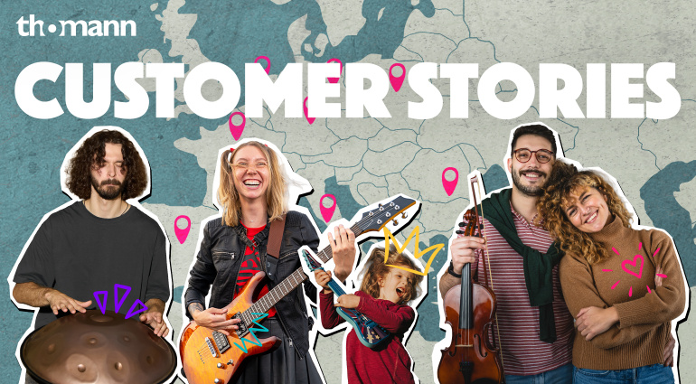 Thomann Customer Stories: Share Your Personal Music Story and Win Great Prizes