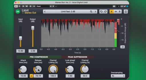 Acon Digital Is Giving Away Limit Until March 1: A Free Mastering Plugin