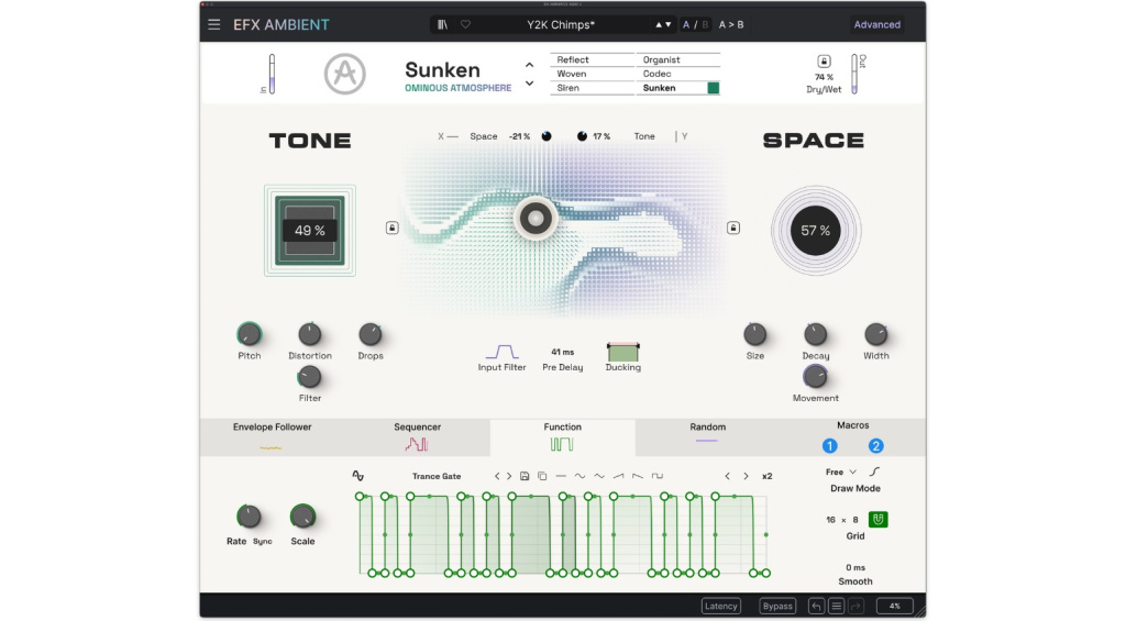 Arturia FX Collection 6 Efx AMBIENT Interface