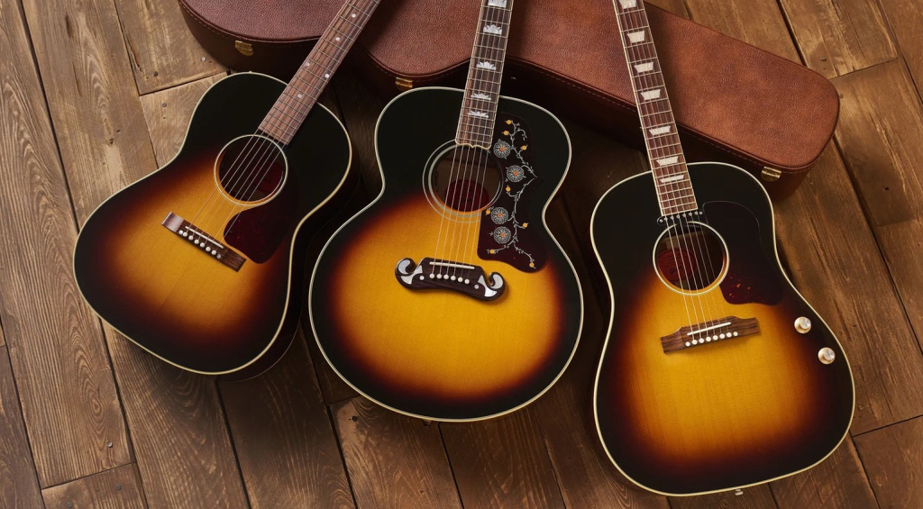 Gibson Original Collection: Reworked Classics in Stunning Sunburst