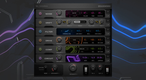 Brainworx bx_tonebox is a Flexible New Creative Multieffects Plugin