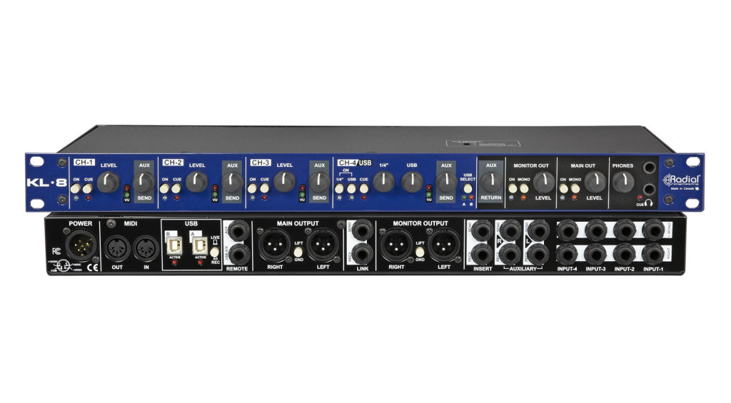 Radial Engineering KL-8 Mixers for Synths