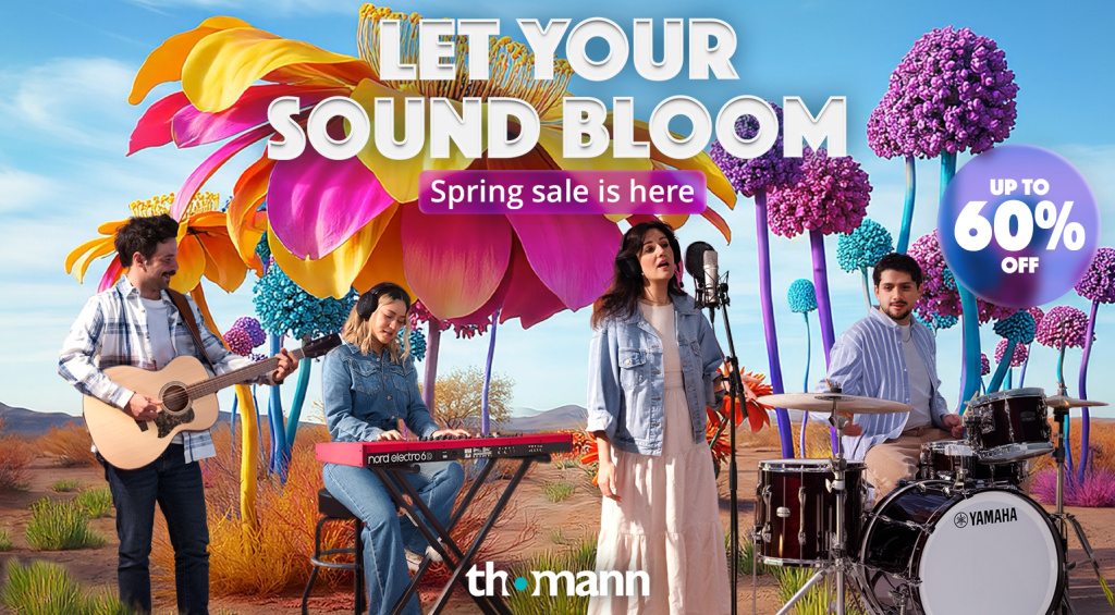 Thomann Spring Sale: Over 700 Deals With Up to 60% Off Studio Gear, Guitars, and Recording Equipment