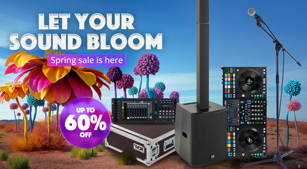 Thomann Spring Sale 2026: Live and DJ Deals – Mixers, Speakers, Mics, and More