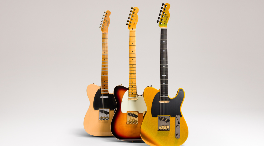 Fender  Releases 75th Anniversary Telecaster: Honoring the Iconic Guitar With Beautiful New Models!