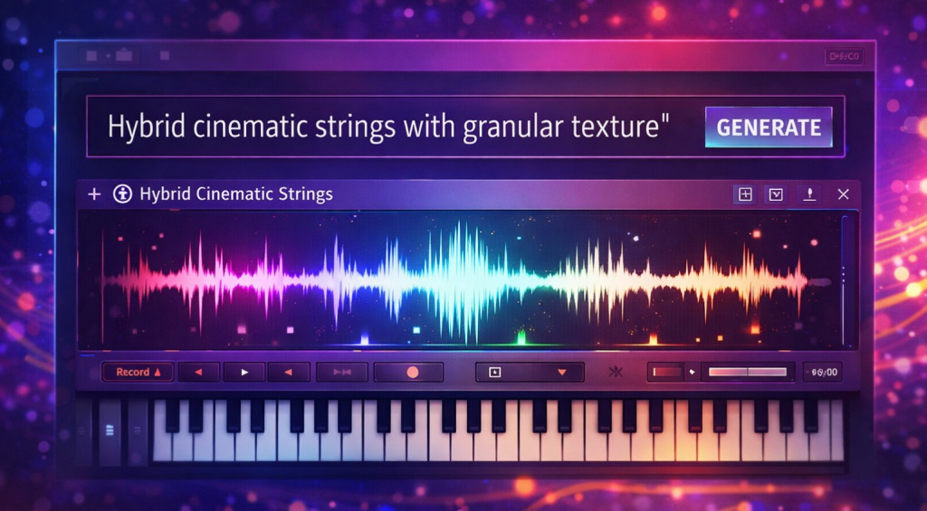 Kontakt AI uses prompts instead of libraries.