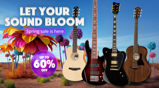 Thomann Spring Sale 2026: Electric Guitars, Basses, and Acoustic Guitars up to 60% Off!