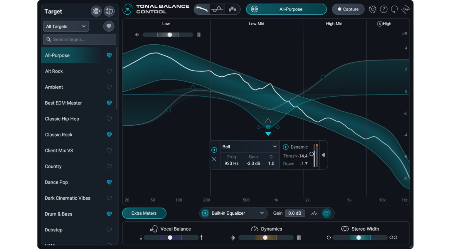 iZotope Tonal Balance Control 3: Versatile Pro Track Referencing