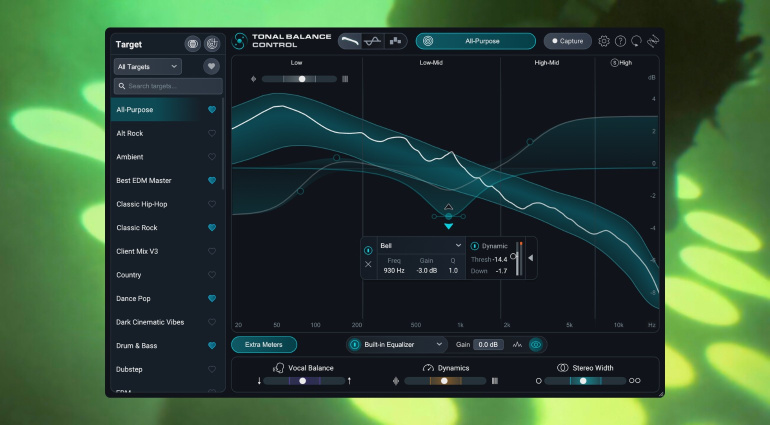 iZotope Tonal Balance Control 3: Versatile Pro Track Referencing