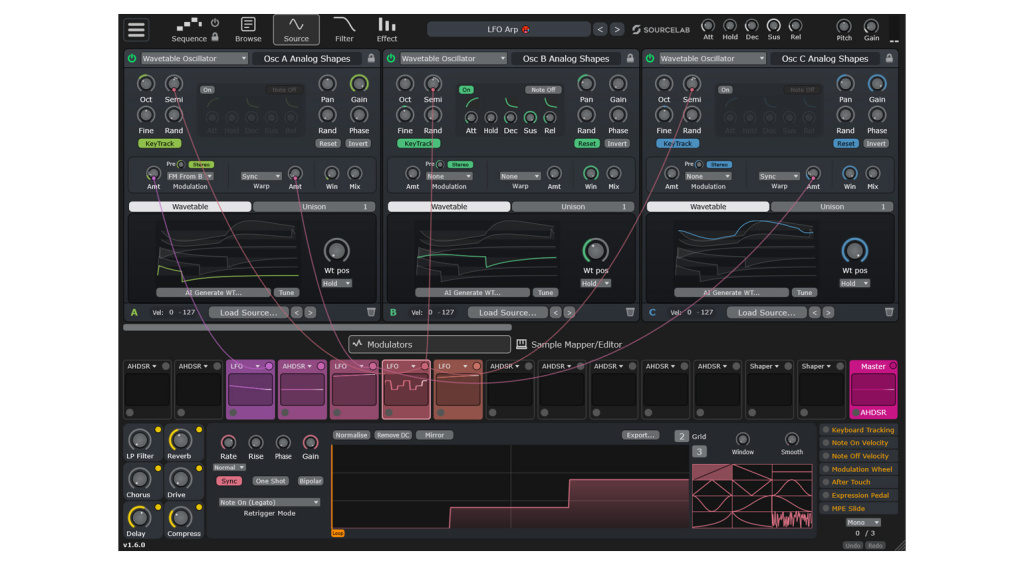 Initial Audio SourceLab