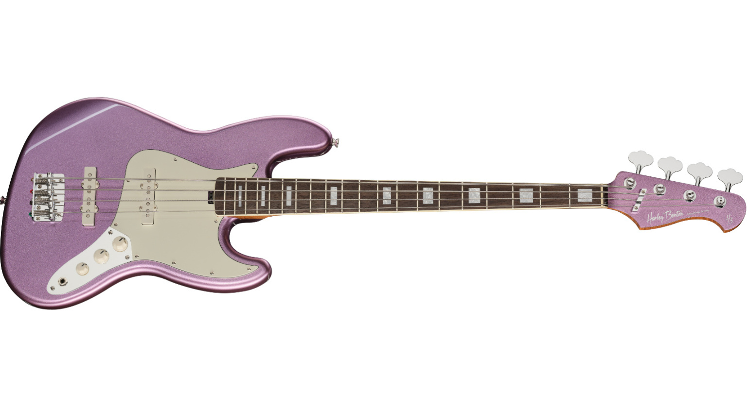 Harley Benton MV-4JB Plus BassTheWorld: Now in Shell Pink with Tesla ...