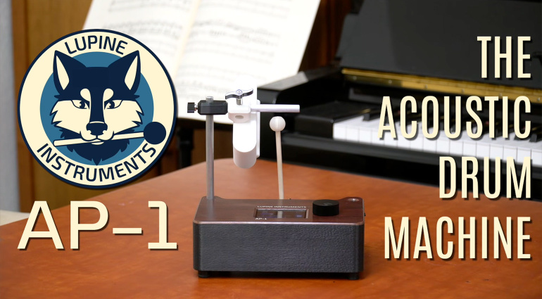 Lupine AP-1 Robotic Drum Machine Plays Real Percussion