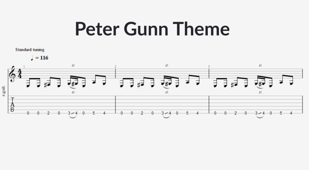 Peter Gunn TAB 