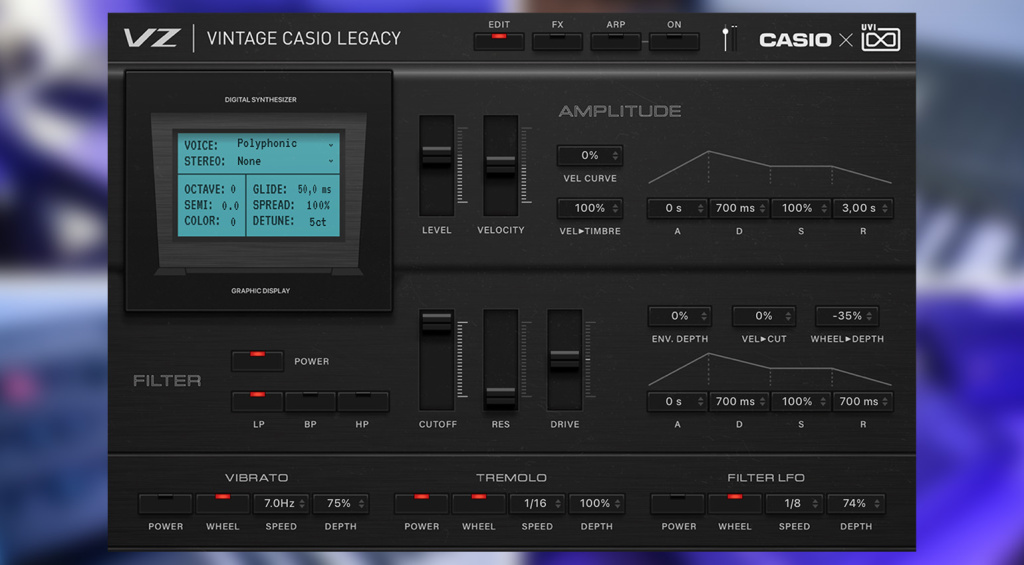 Vintage Casio Legacy VZ