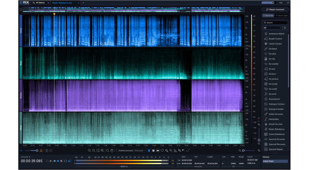 Stems and Rebalance in RX 12