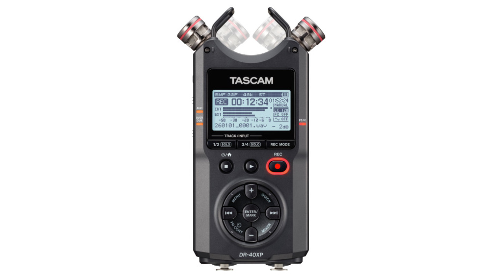 Tascam DR-40XP Mics