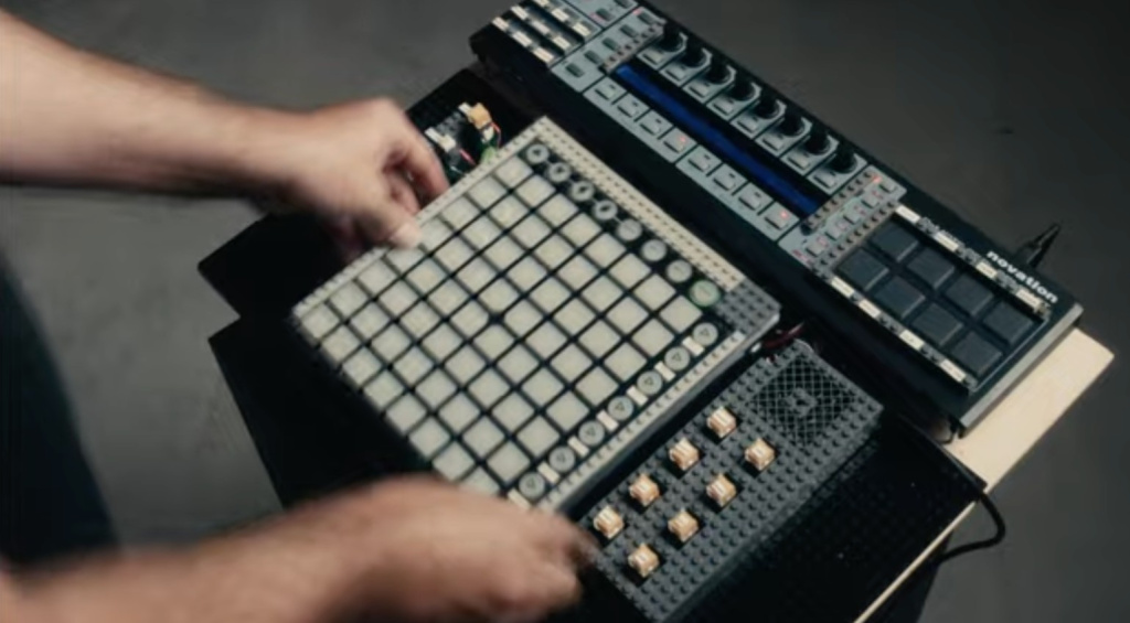 Ableton Push made from Lego