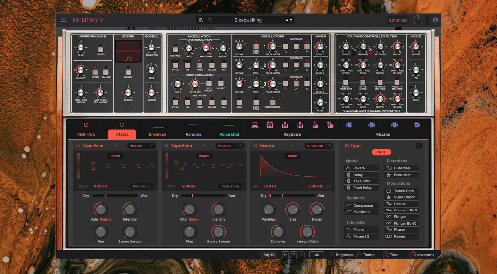 Arturia Memory V FX
