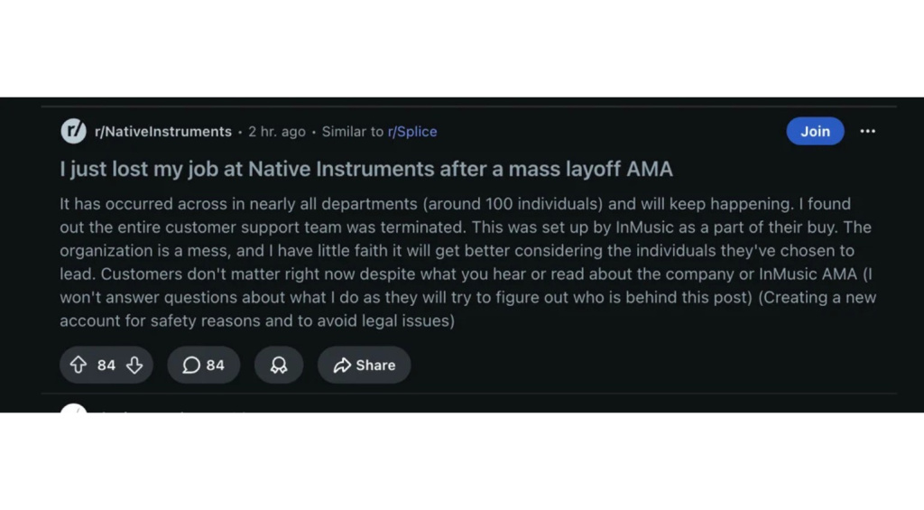 Around 100 Layoffs at Native Instruments