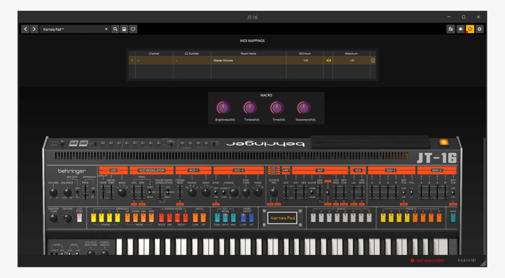 JT-16 VST