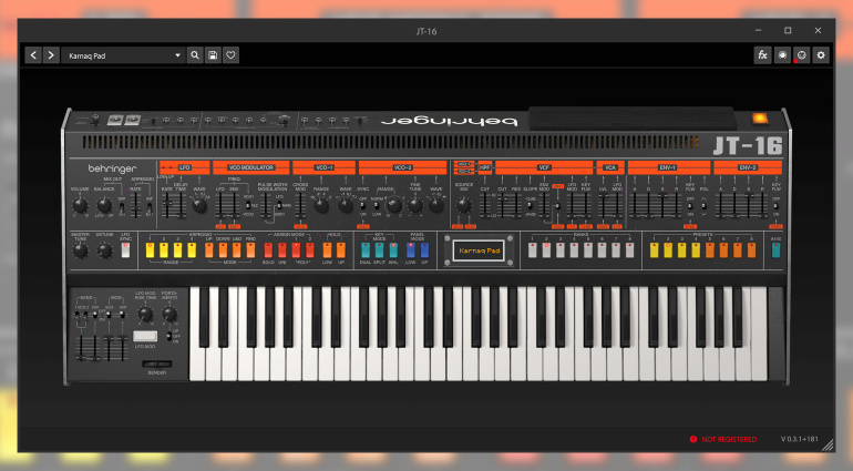 Behringer JT-16 VST