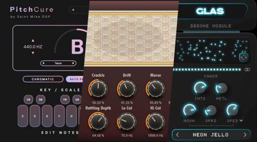 PitchCure, Retro Radio, Glas: Free Plugins of the Week
