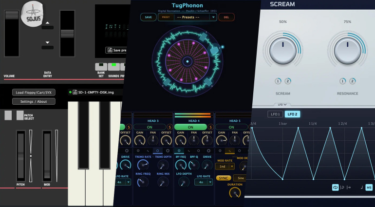 SD-1, TugPhonon, Scream: Free Plugins of the Week