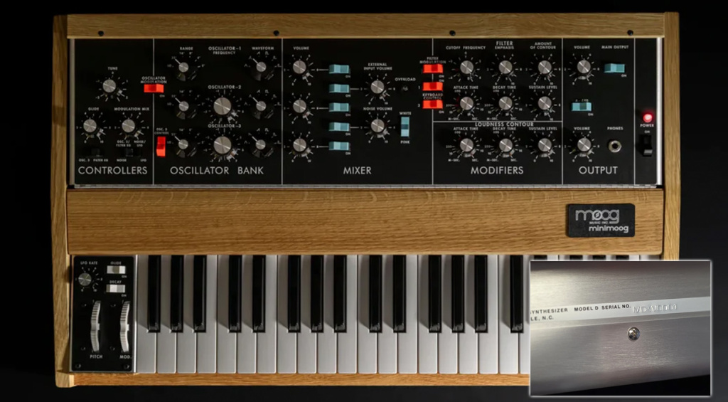 Bob Moog Tribute Edition  Minimoog Model D Serial #001