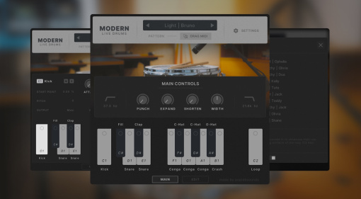 POPlab Sounds Modern Live-Drums: Drum Sounds From Current Pop Songs