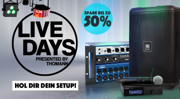 Thomann Live Days 2026: Hand-Picked Live Deals and the Best Offers