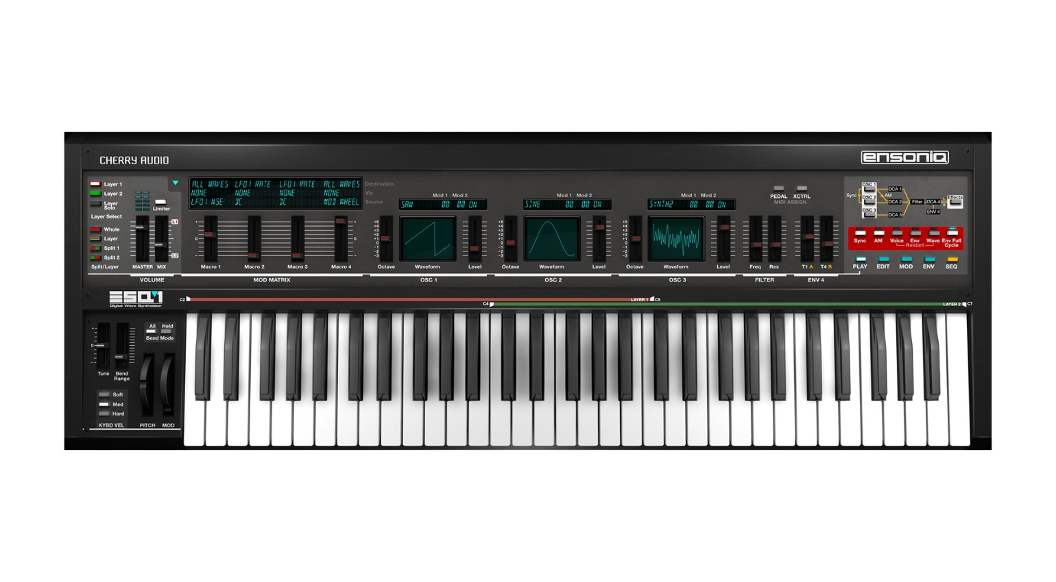 Cherry Audio Ensoniq ESQ-1