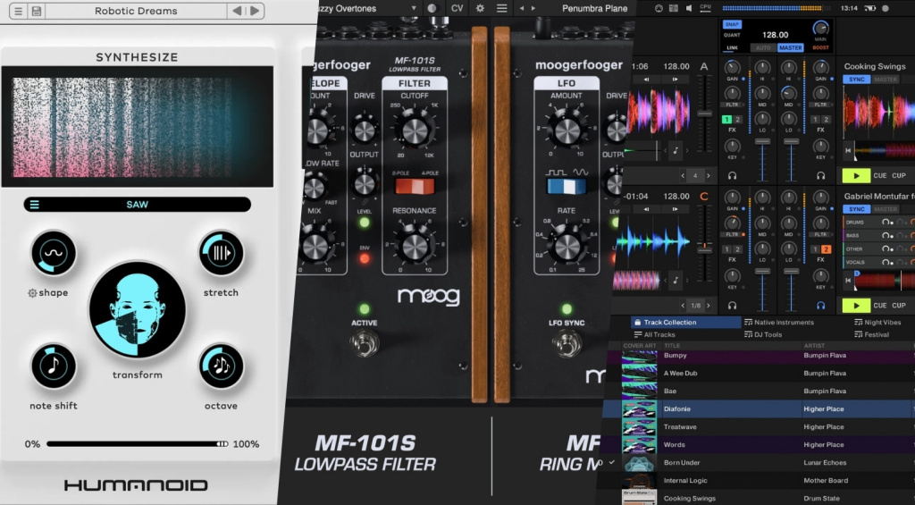 Baby Audio, Moog, Native Instruments: 3 Software Deals for Vocals, Analog Pedals, and DJing