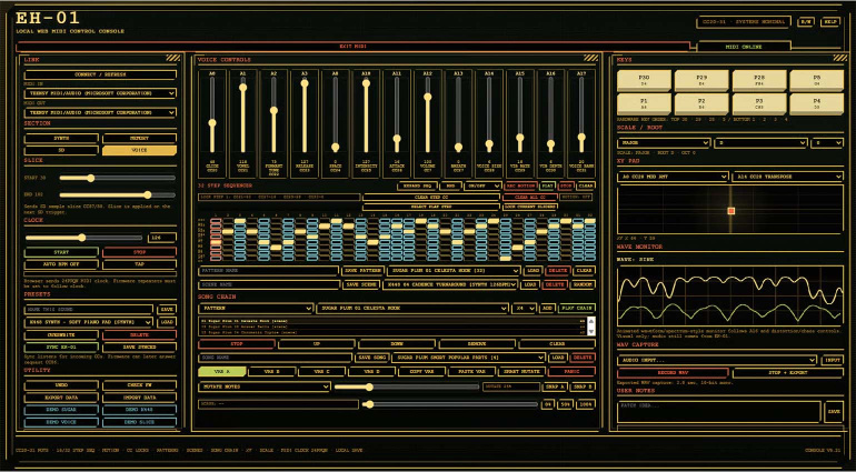 Edgehog EH-01 Is a Glitchy Experimental Cyberpunk Synth and Sampler