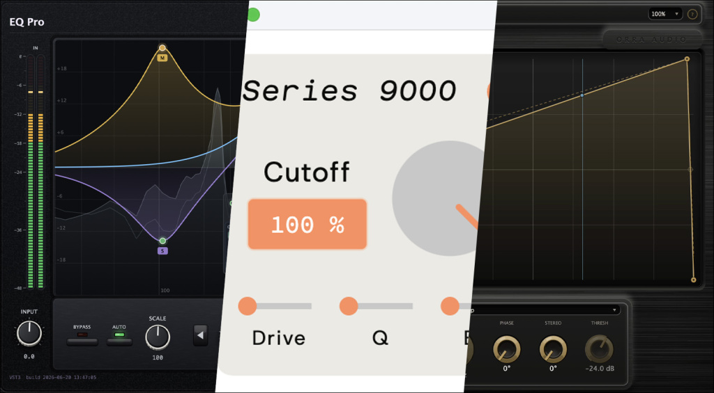 Orra Pump, EQ Pro, Series 9000: Free Plugins of the Week