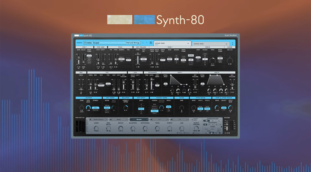 Jun Murakami Synth-80: The Roland MKS-80 Super Jupiter Finally Gets a Software Emulation