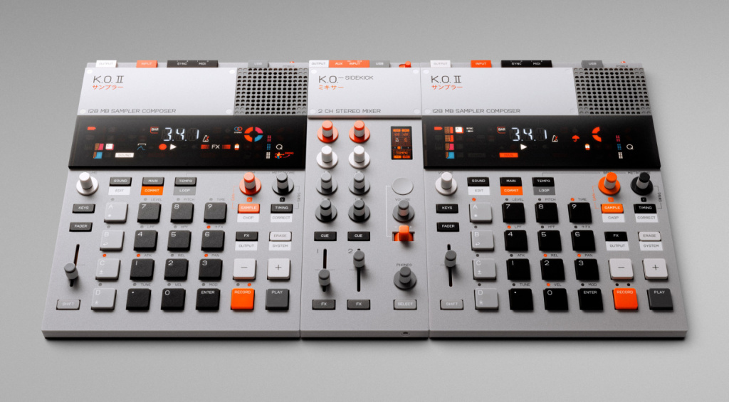A perfect combination? The EP-136 K.O. Sidekick paired with two EP-133 K.O. II samplers