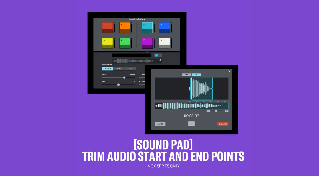 Yamaha URX, MGX, and CC1 Update Sound Pads
