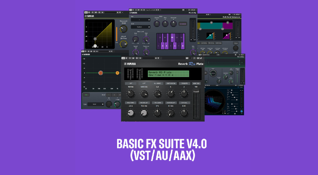 Yamaha URX, MGX, and CC1 Update Basic FX Suite