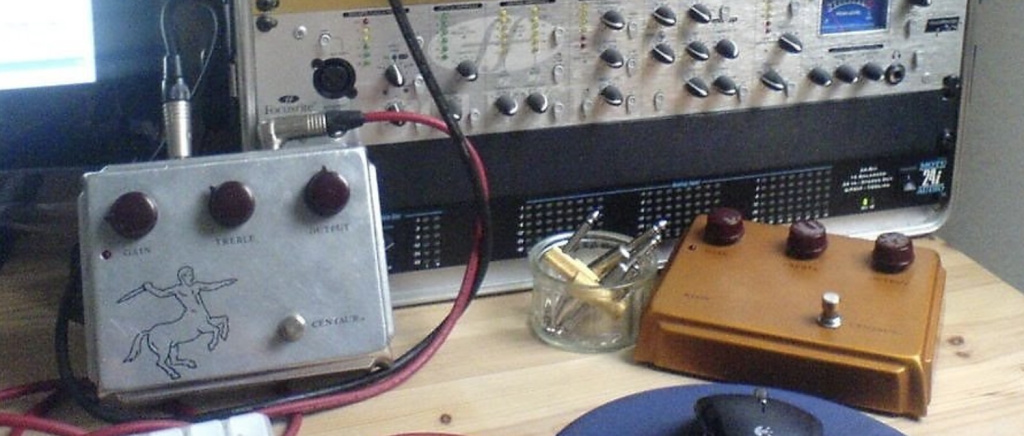 Klon Centaur overdrive pedals