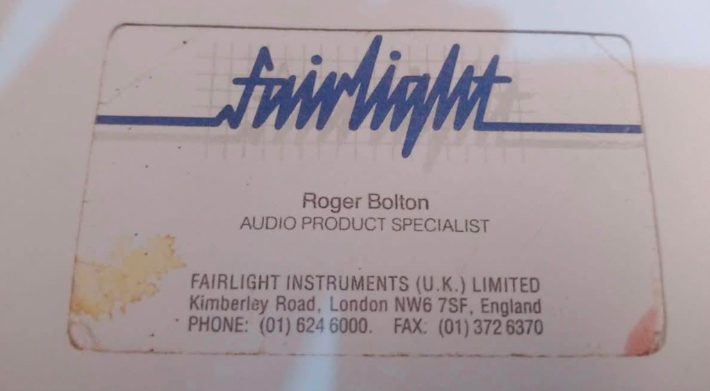 Roger Bolton Business Card