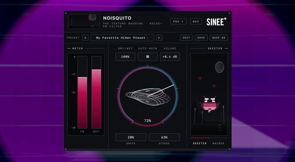 Noisquito: SINEE’s New Noise-FM Filter Brings Movement to Sterile Hi-Hats and Basslines