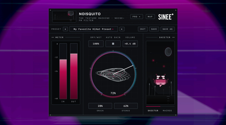 Noisquito: SINEE's New Noise-FM Filter Brings Movement to Sterile Hi-Hats and Basslines