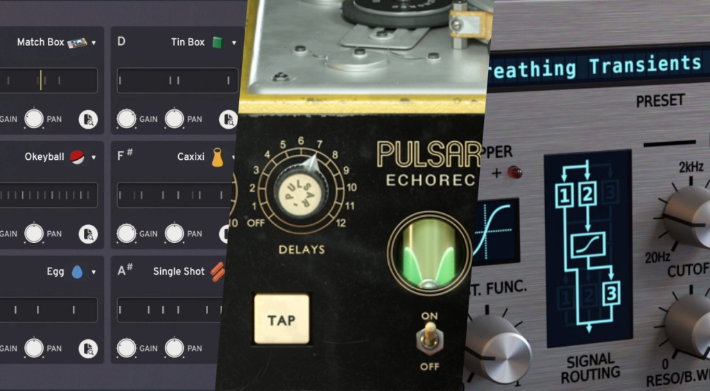 D16 Group, Pulsar Audio, Klevgrand: 3 Strong Plugin Deals for Distortion, Vintage Echo, and Shaker Percussion