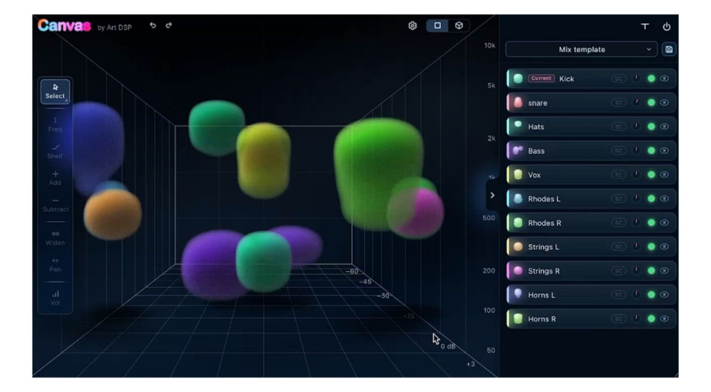 Art DSP Canvas Control