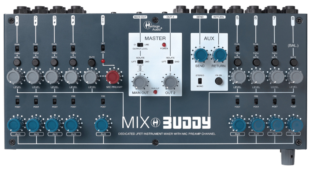 Heritage Audio Mix Buddy Main Controls